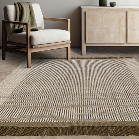 Avalon Forest Rug in deep green

