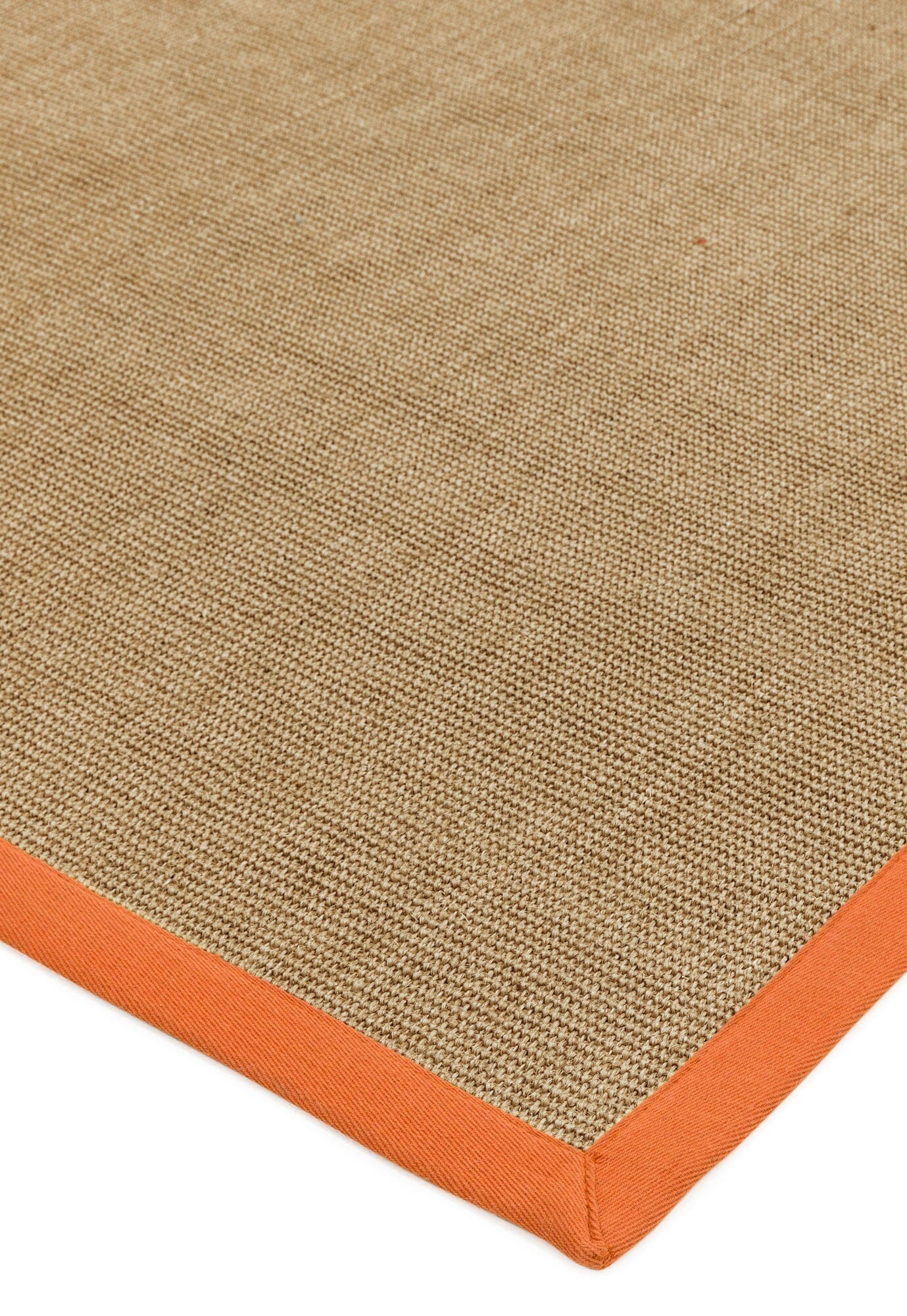 Low pile sisal rug in living room setting

