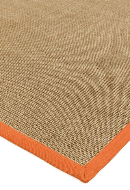 Low pile sisal rug in living room setting

