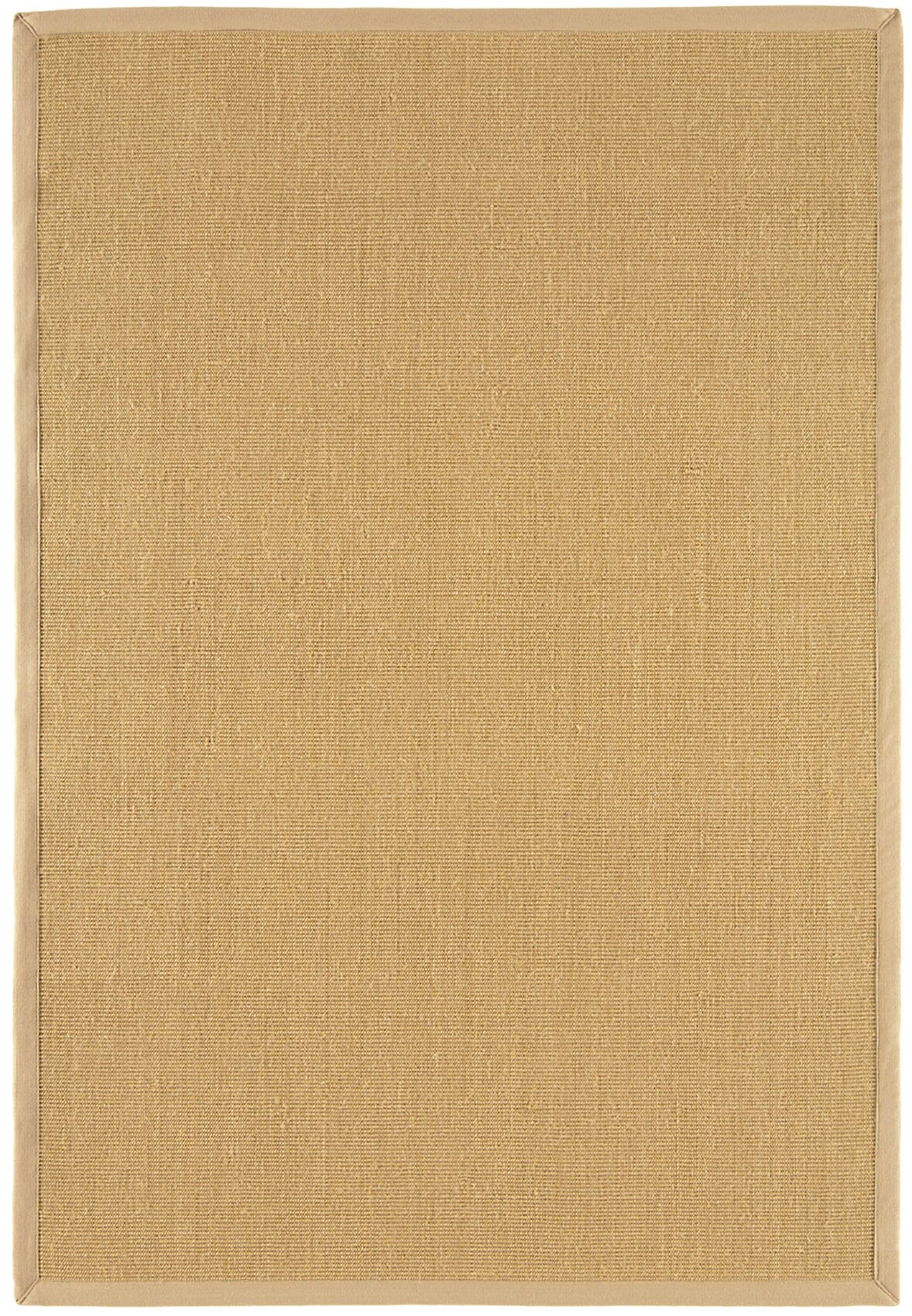 Sisal rug with matching linen cotton border

