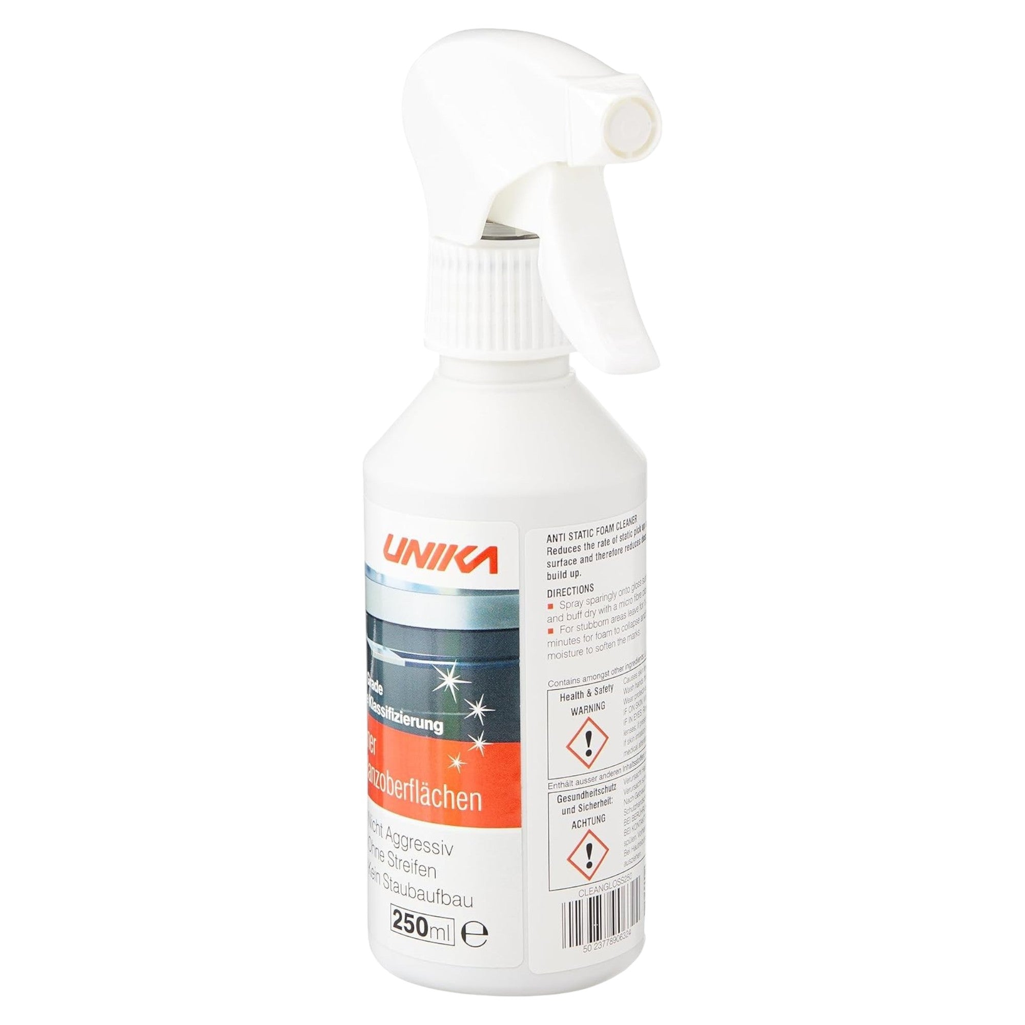 Non-aerosol cleaner safe for acrylic and laminate

