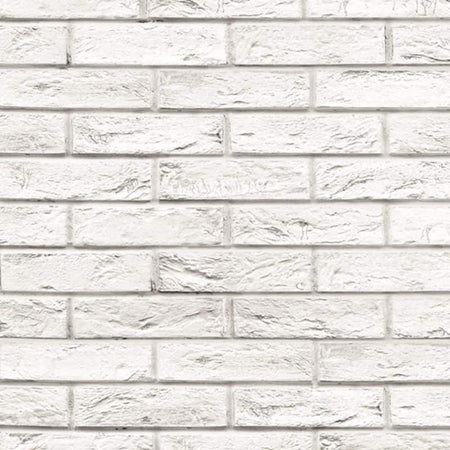 Close-up of Vox Loft Brick Panel showing textured grey brick effect with industrial tones