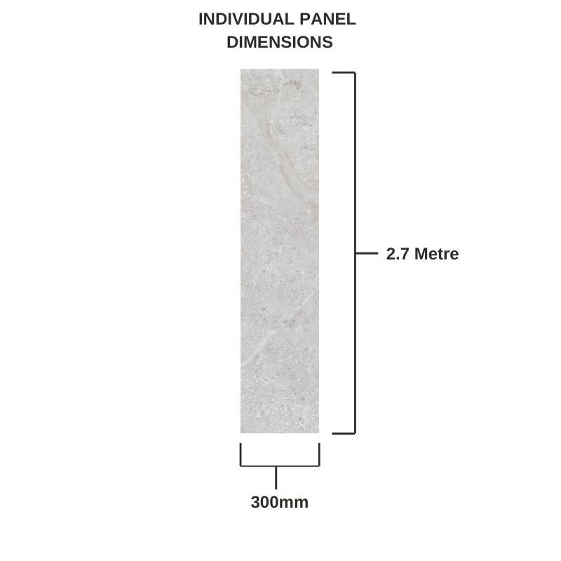 decorwall mineral wall panel 2700x300mm